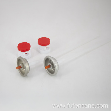 Cleaning spray tinplate can plastic nozzle valve
